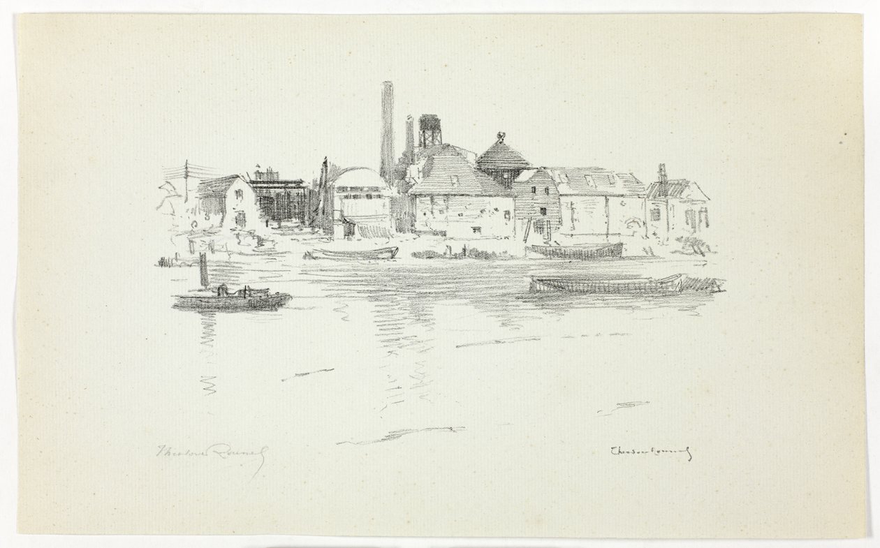 Battersea from the River, Low Tide   1295957   ja       japanese Successfully Translated  Original: Design for Evening Dresses by Depouy-Magnin, Worth, and Redfern, pub. 1931 colour lithograph. Translat: Design for Evening Dresses by Depouy-Magnin, Worth,  作： セオドア・ルーセル