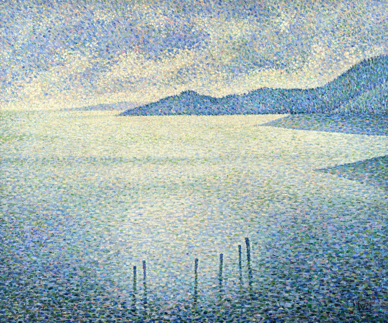 【ヴィンテージ】海洋風景 タペストリー ローゼル 西ドイツ製ラヴェルアート 海岸の風景、c。 1892-1893