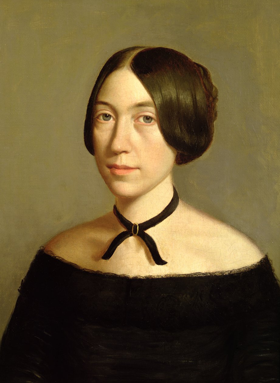ビクターモテズ夫人の肖像、1840年頃 作： テオドール・シャッセリオー
