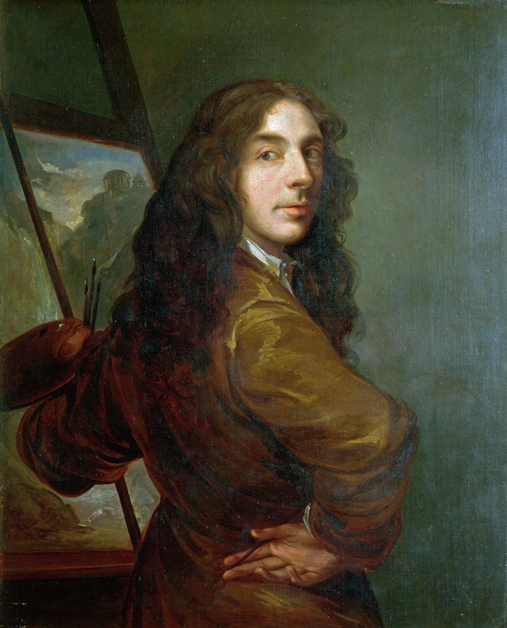 自画像、c.1794 作： バースのトーマス・バーカー