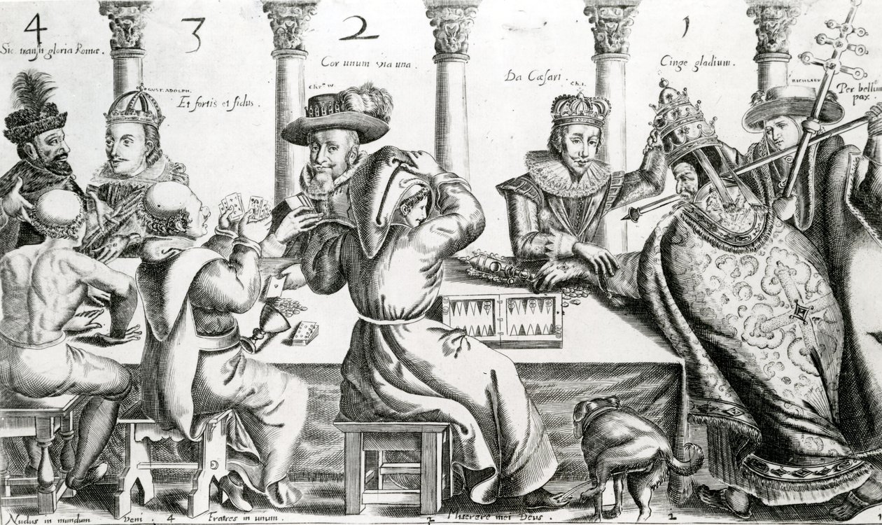 Royal und Ecclesiastical Gamers、1609年頃 作： トーマス・コックソン