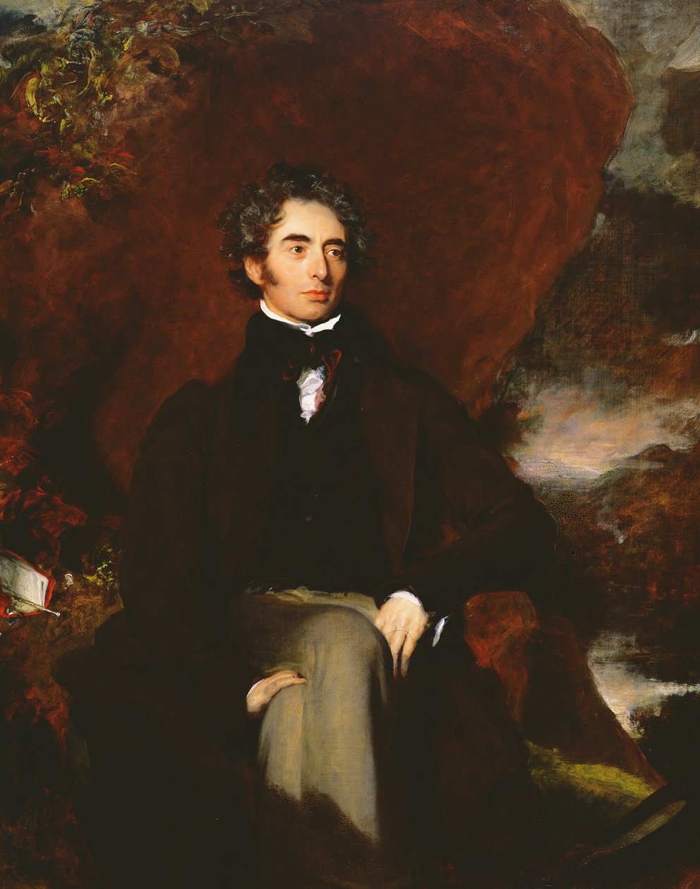 ロバート・サウジーの肖像（1774-1843）英国の詩人と手紙の人 作： トーマス・ローレンス