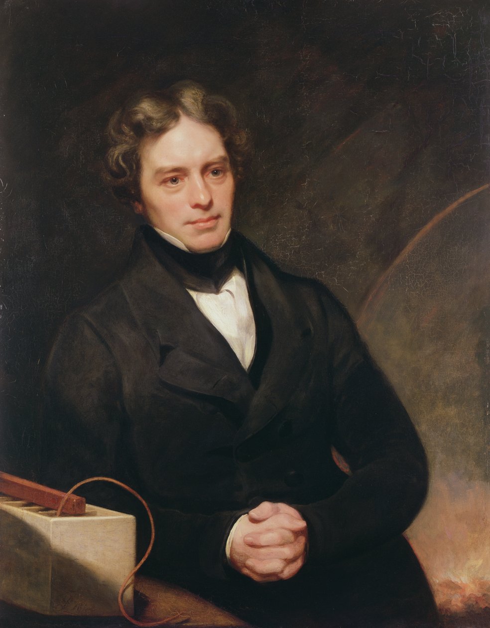 マイケル・ファラデーの肖像（1791-1867）1841-42 作： トーマス・フィリップス