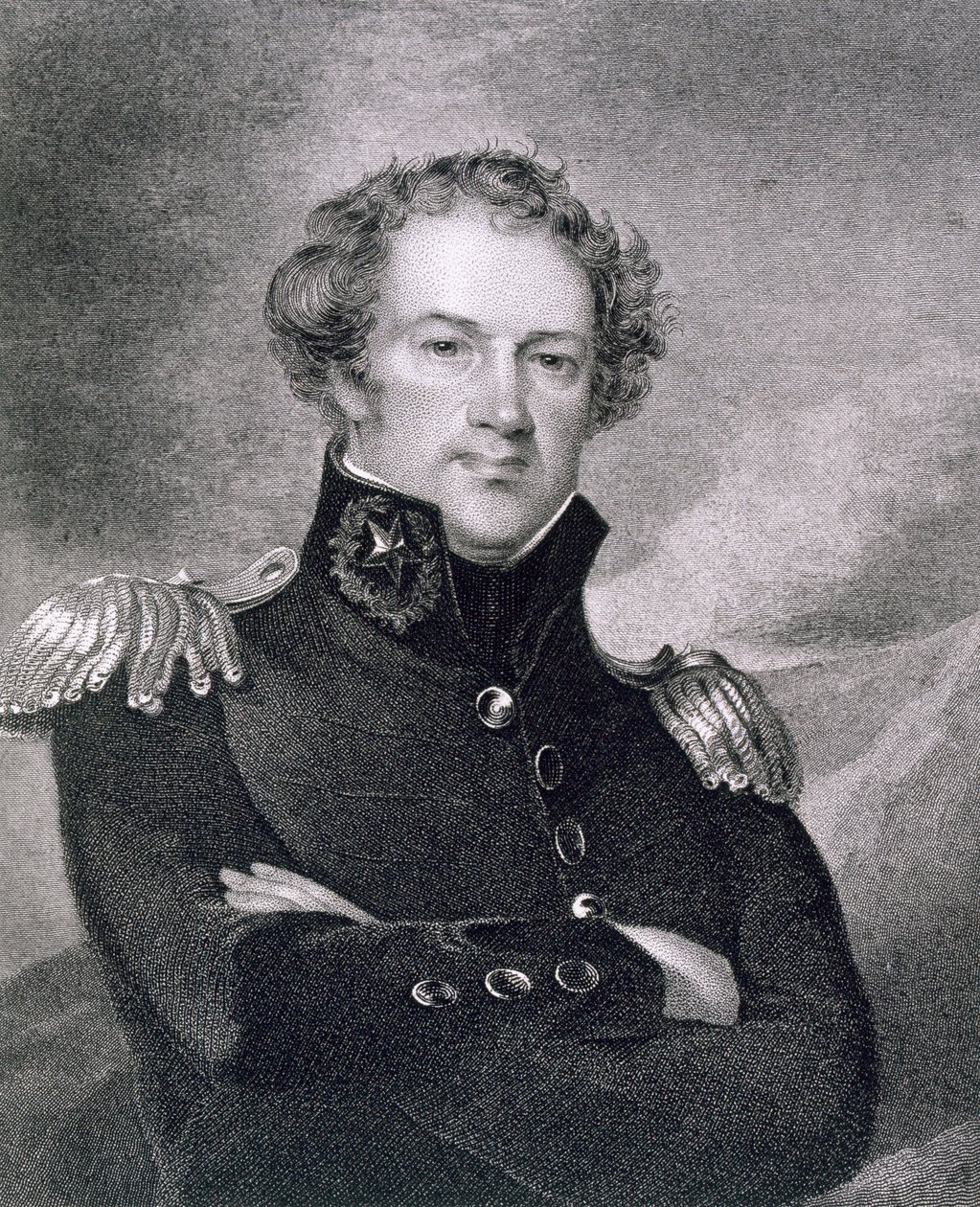 アレクサンダーマコーム少将（1782-1842）、ジェームズバートンロンガカー（1794-1869）によって彫刻 作： トマス・サリー