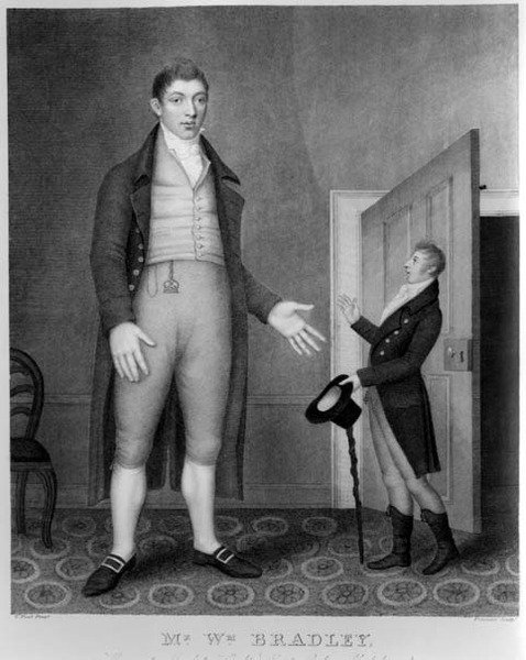 1793年にフリーマンによって彫刻されたウィリアムブラッドリー氏の肖像 作： トーマス・ピート