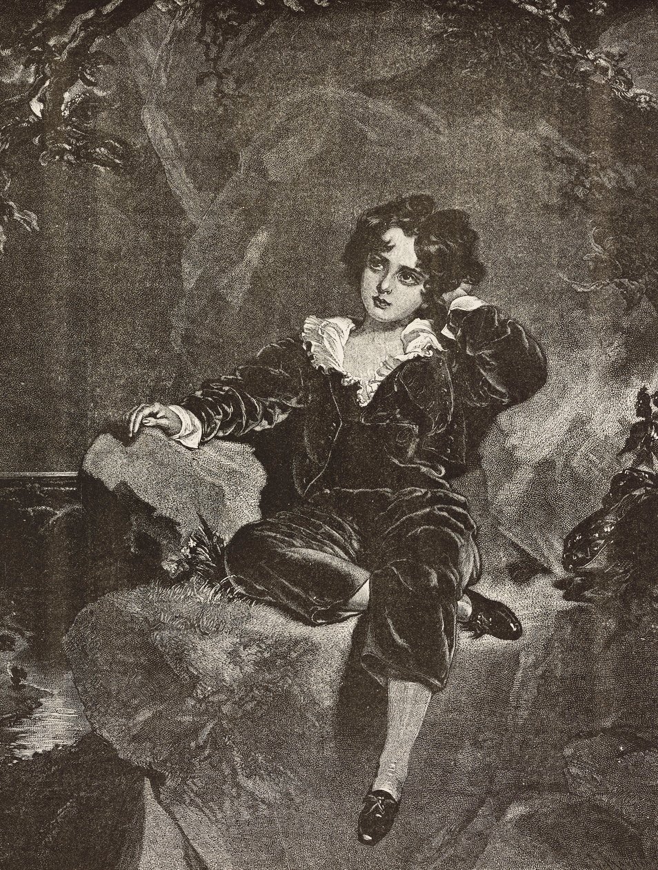 マスター・ラムトンの少年時代の肖像、Charles William Lambton, the Red Boy, L