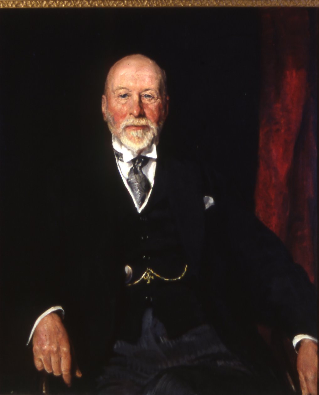 Sir William Nicholsonin muotokuva, n. 1935-1936 (öljy kankaalle) 作： トーマス・カントレル・ダグデール