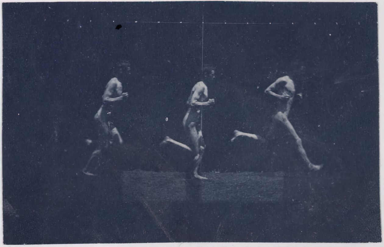 ジョージ・レイノルズのマレー・ホイールの写真、c。 1884年。 作： トーマス・イーキンズ
