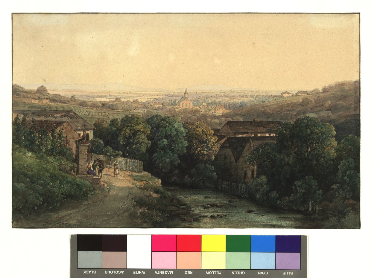 Blick auf Heiligenstadt und Wien vom Nußberg aus 作： トーマス・エンダース