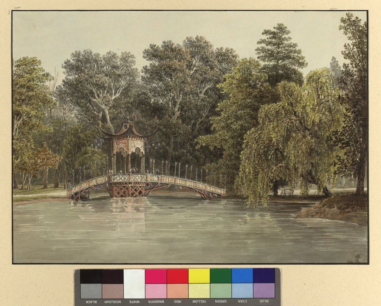 ラクセンブルク公園の中国橋 作： トーマス・エンダース