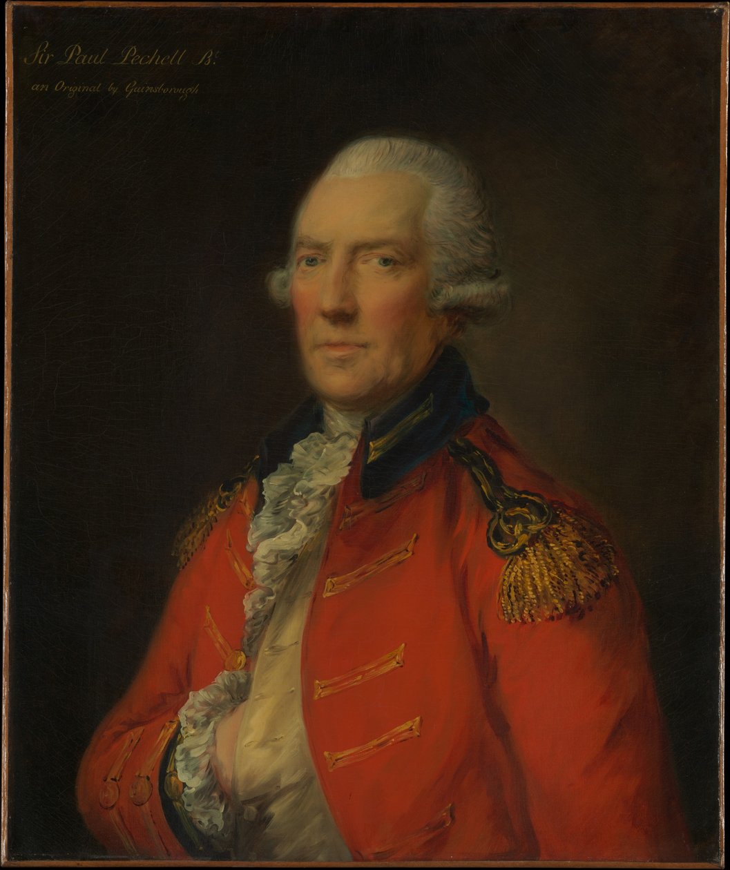 ポール・ペシェル中佐（1724-1800） 作： トーマス・ゲインズバラ