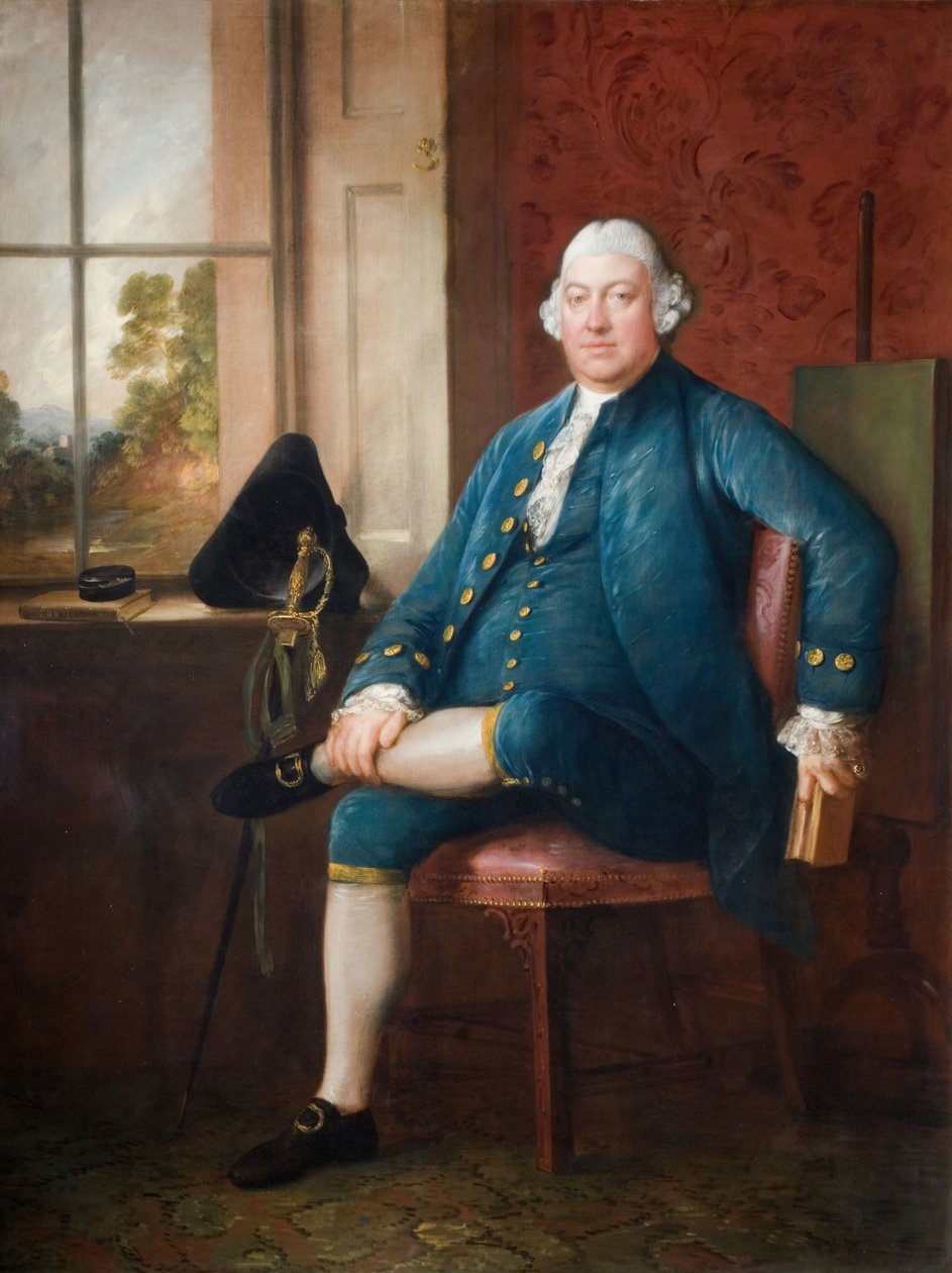 マシュー・ヘイルの肖像 1728-86, 1763. 作： トーマス・ゲインズバラ