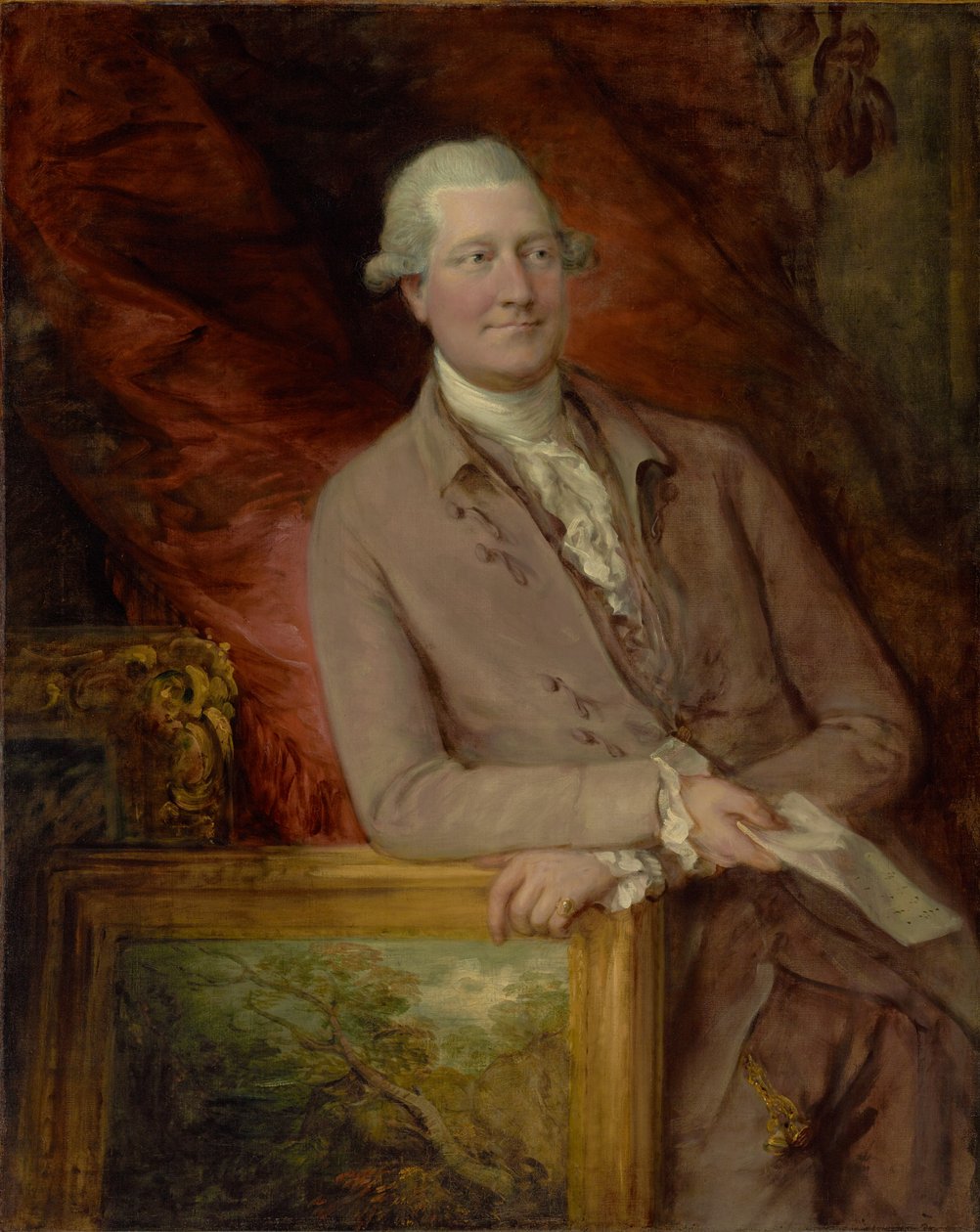 ジェームズ・クリスティ（1730 - 1803）の肖像 作： トーマス・ゲインズバラ