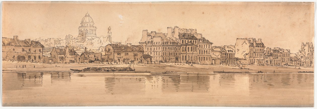 パリで最も美しい20の景色のセレクション、1802年。 作： トーマス・ガーティン