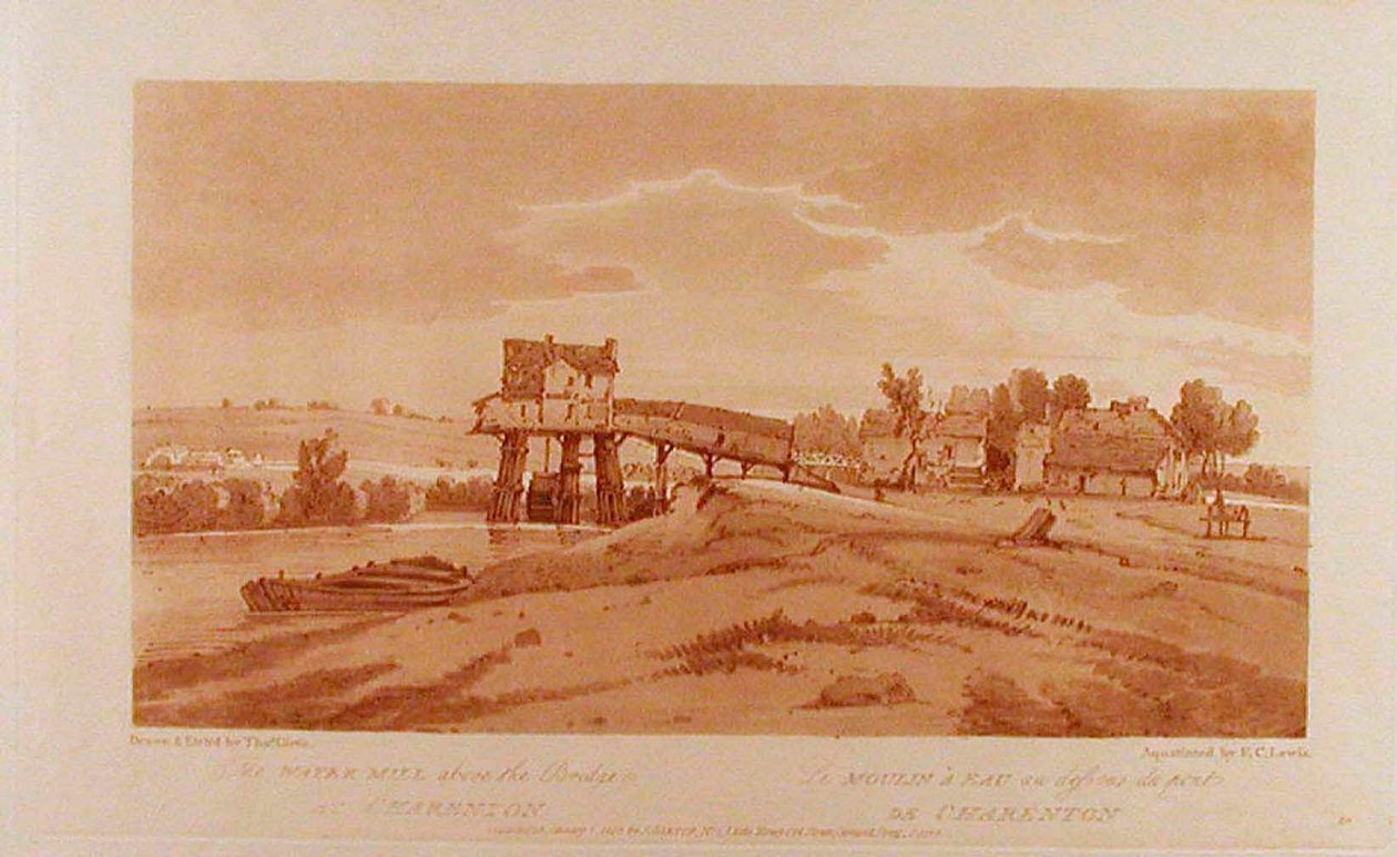 Die Wassermühle über der Brücke bei Charenton 作： トーマス・ガーティン