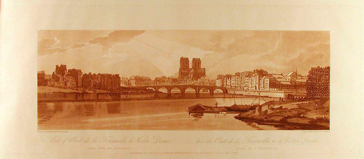 Ansicht der Pont de la Tournelle & Notre Dame vom Arsenal aus 作： トーマス・ガーティン