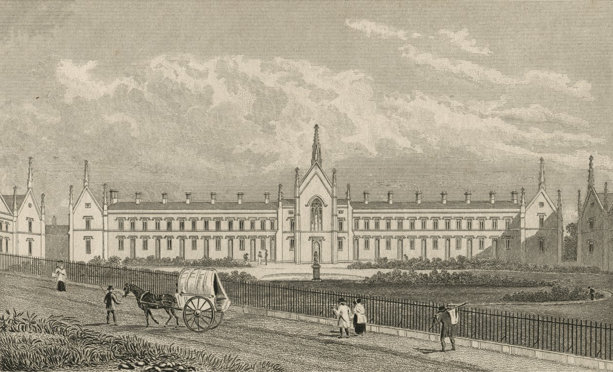 Whittingtons Almshouses Highgate、1827 作： トーマス・ホスマー・シェパード