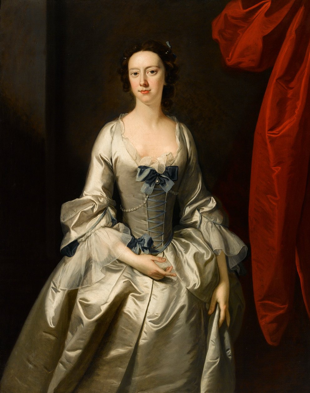 アン・ヴァン・ケッペル（1703-1789）、アルベマール伯爵夫人 作： トーマス・ハドソン
