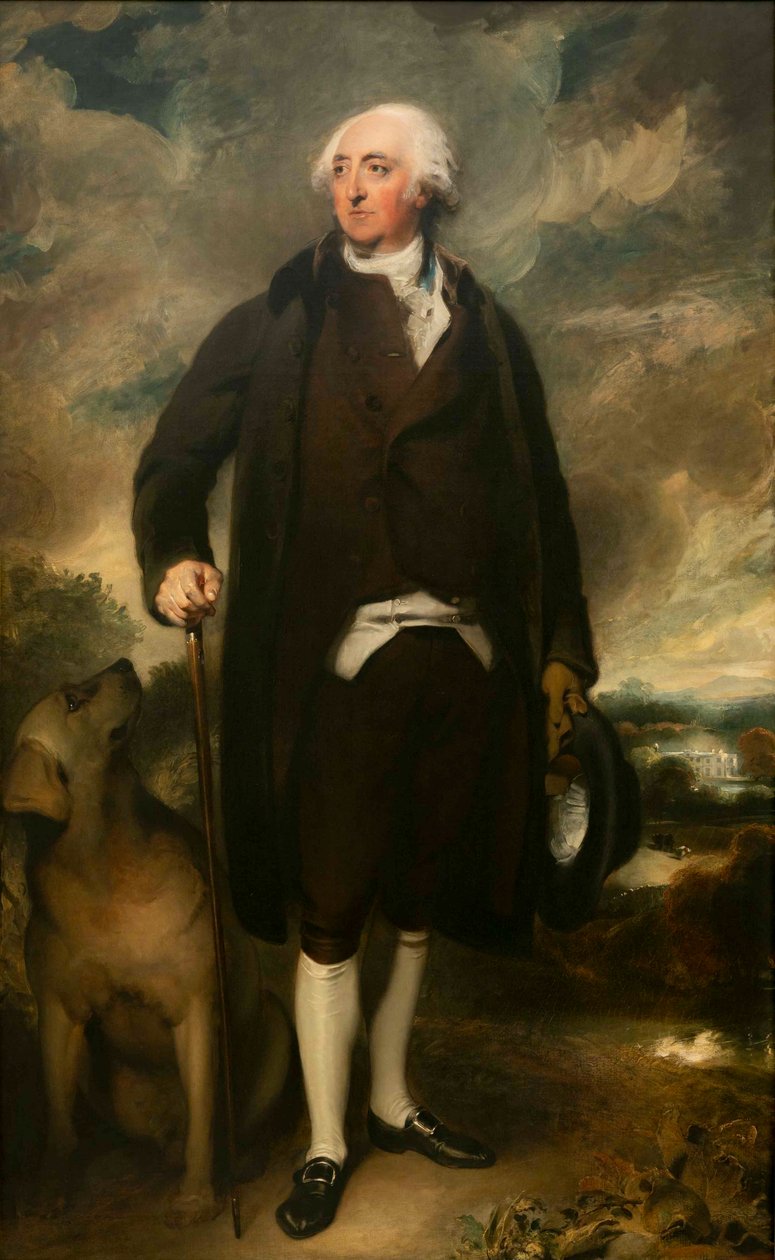 ジョン・ハンターの肖像、1789～1790年。 作： トーマス・ローレンス