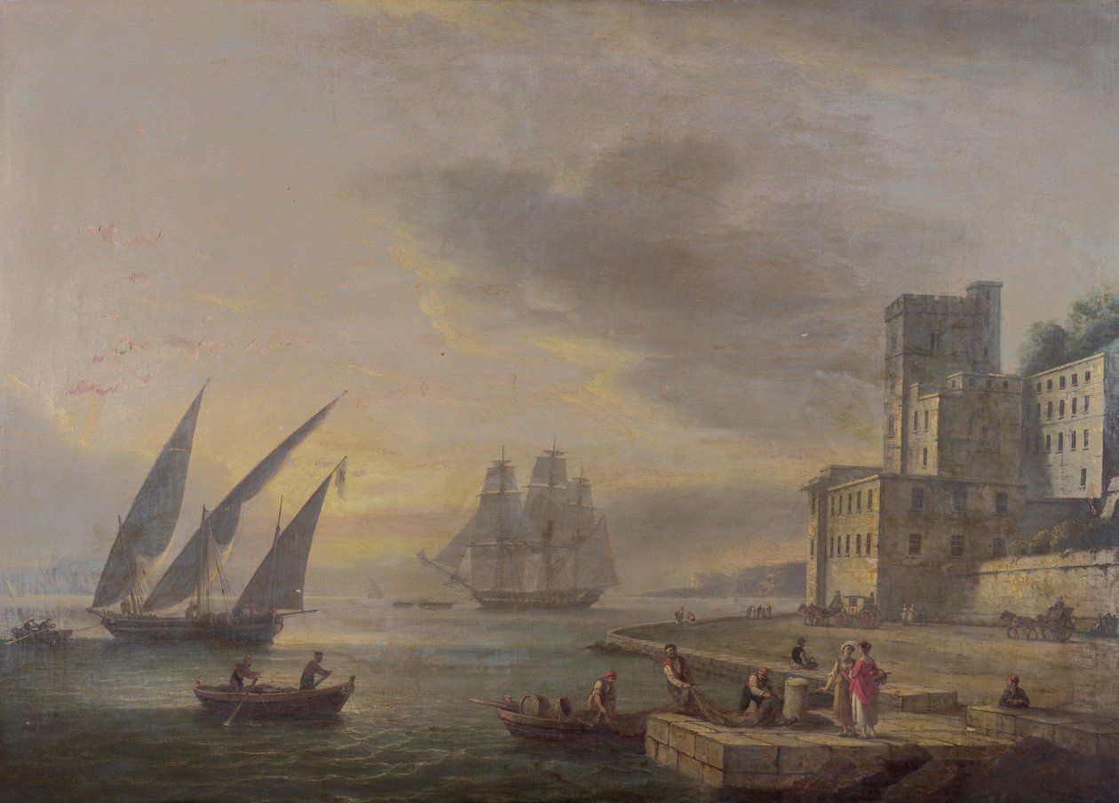 ポジリポのナポリ湾、1829年頃 作： トーマス・ルニー