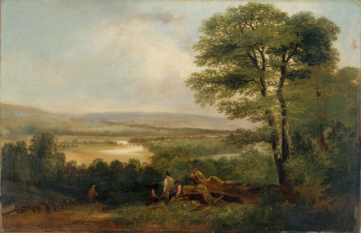 「風景：ノーサンバーランドの景色」、1804-1848 作： トーマスマイルズリチャードソンI