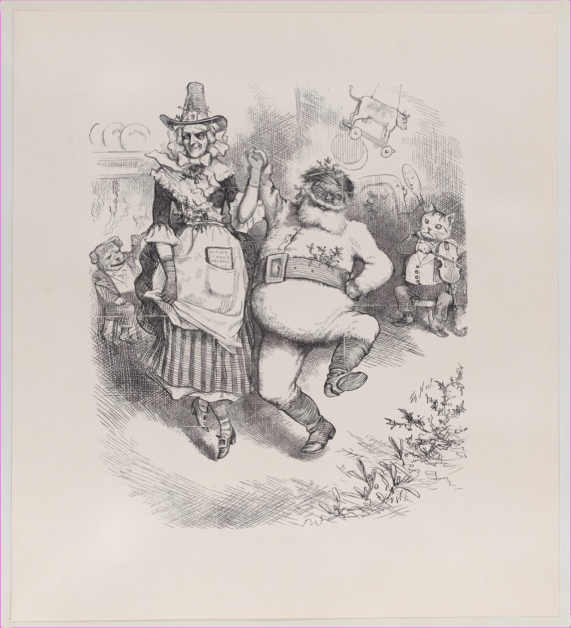メリー クリスマス、1880 年 1 月 3 日、1880 年 1 月 3 日。 作： トーマス・ナスト