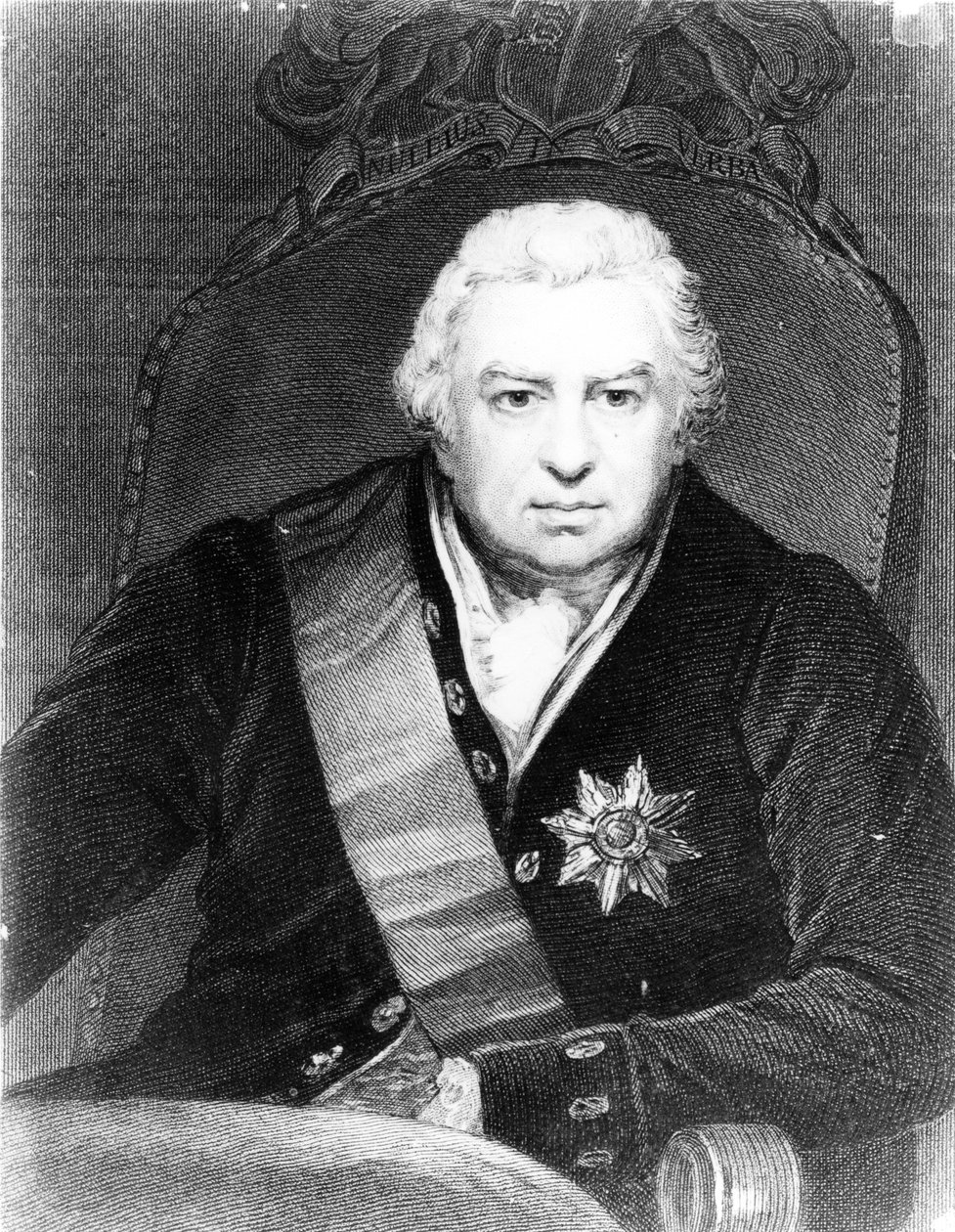 ジョセフバンクス卿、1830年代頃（彫刻） 作： トーマス・フィリップス