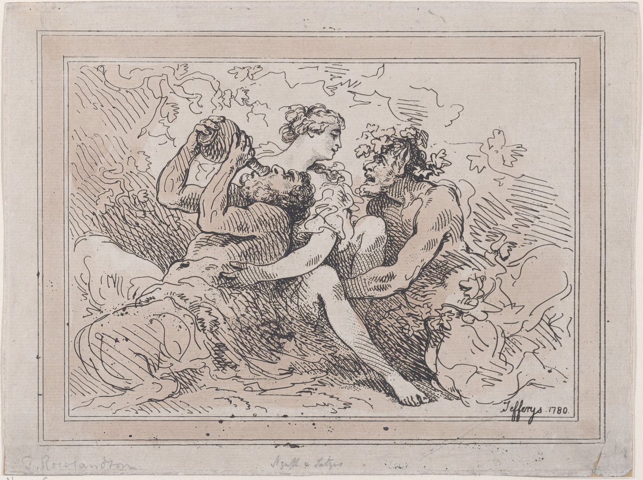 バチャンツ、1786年、1786年。 作： トーマス・ローランドソン