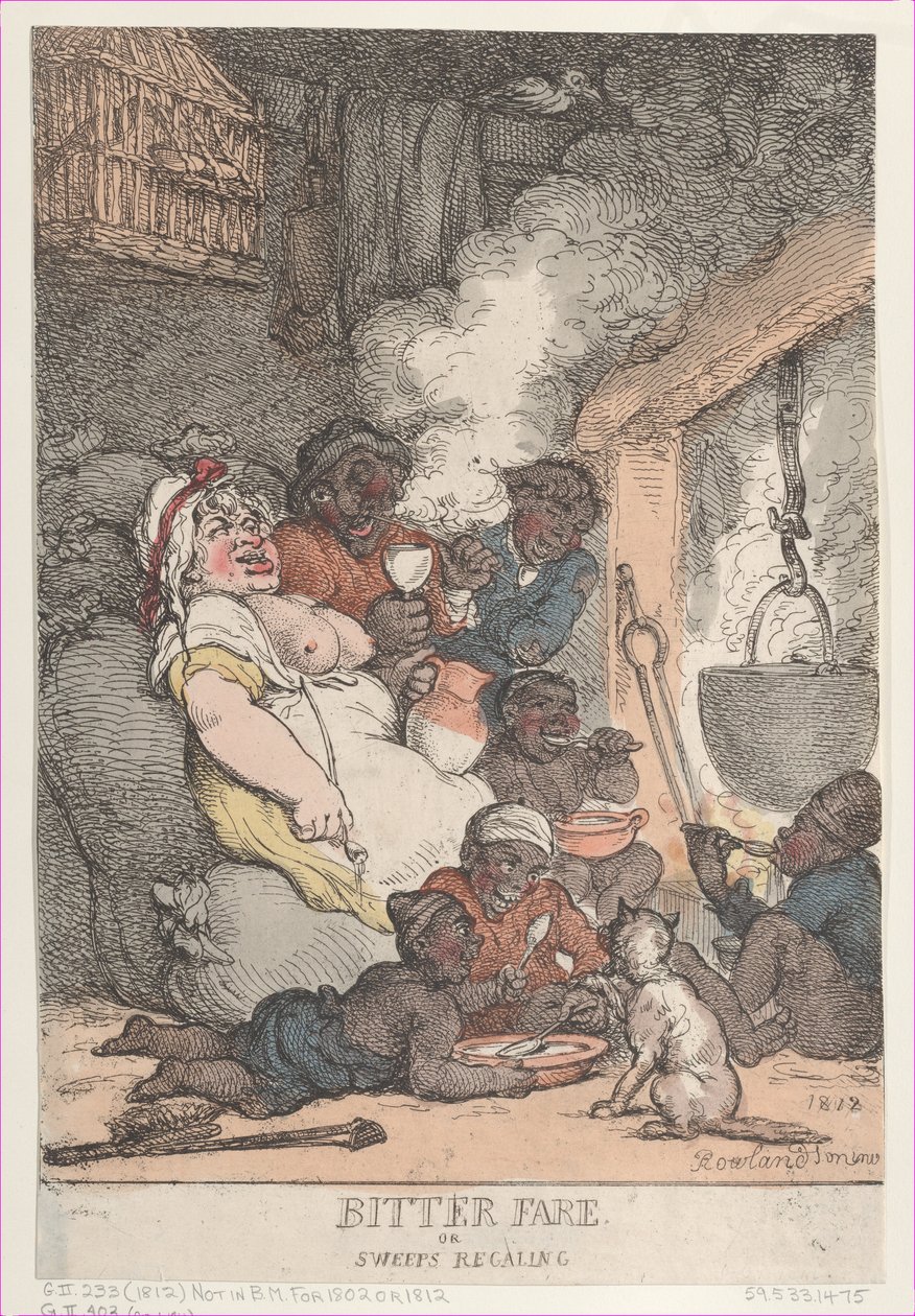 Bitter Fare or Sweeps Regaling, 1812., 1812. 作： トーマス・ローランドソン