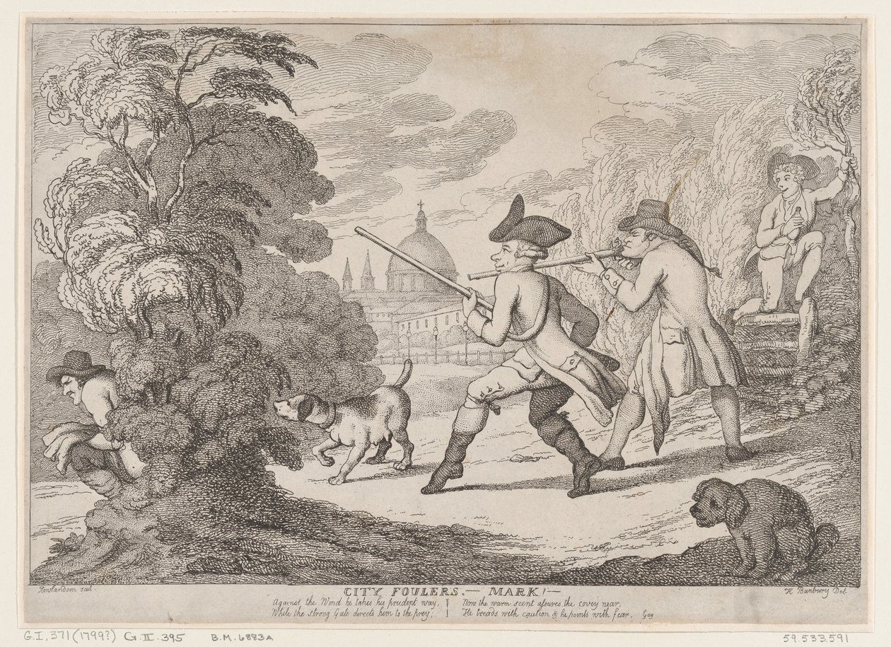 City Foulers-Mark!, 1799., 1799. 作： トーマス・ローランドソン