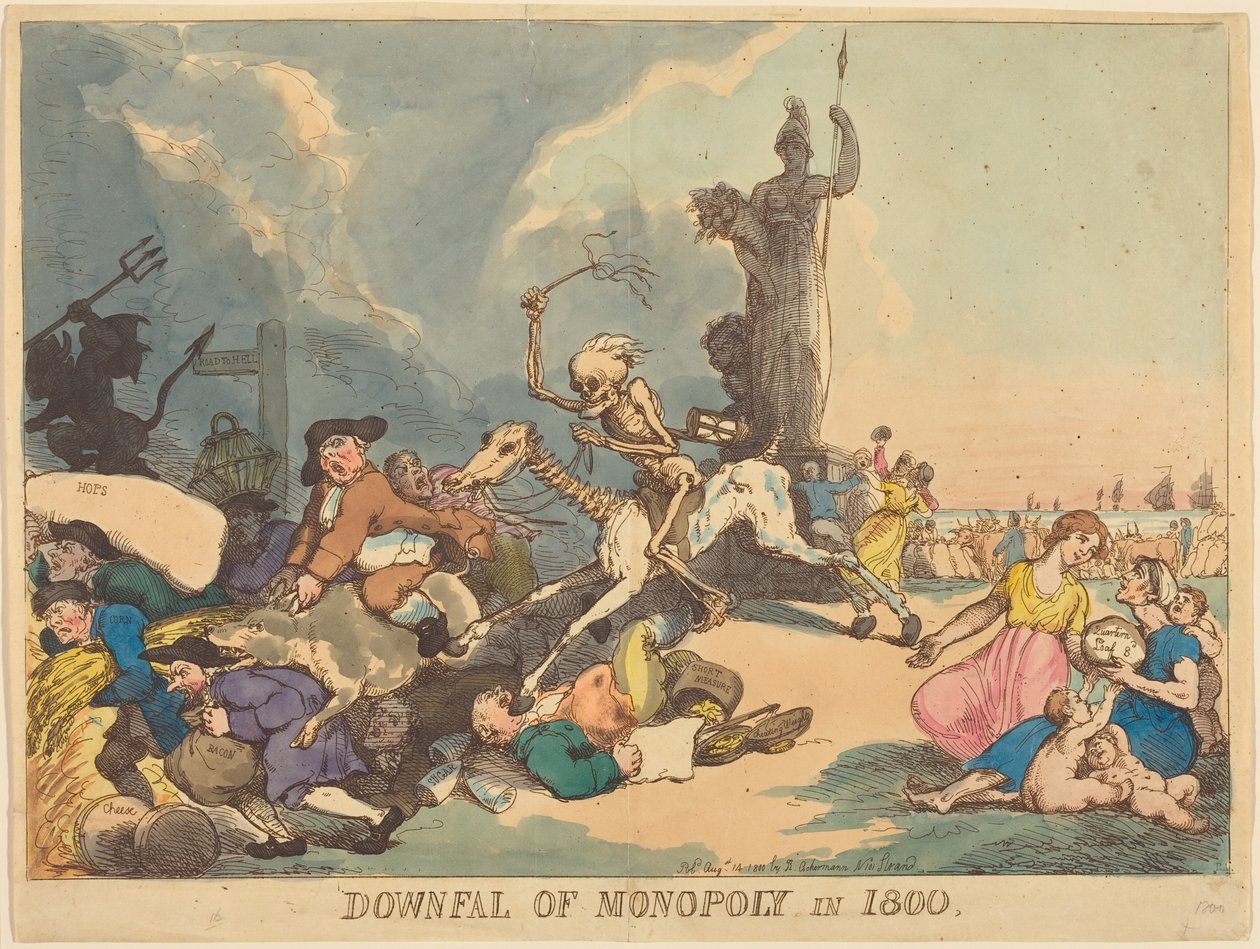 1800年の独占体制の崩壊 作： トーマス・ローランドソン