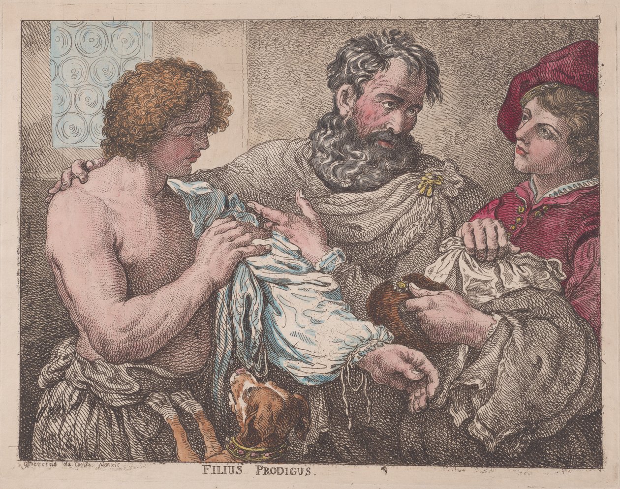 Philus Prodigus The Prodigal Son, 1783-95., 1783-95. 作： トーマス・ローランドソン