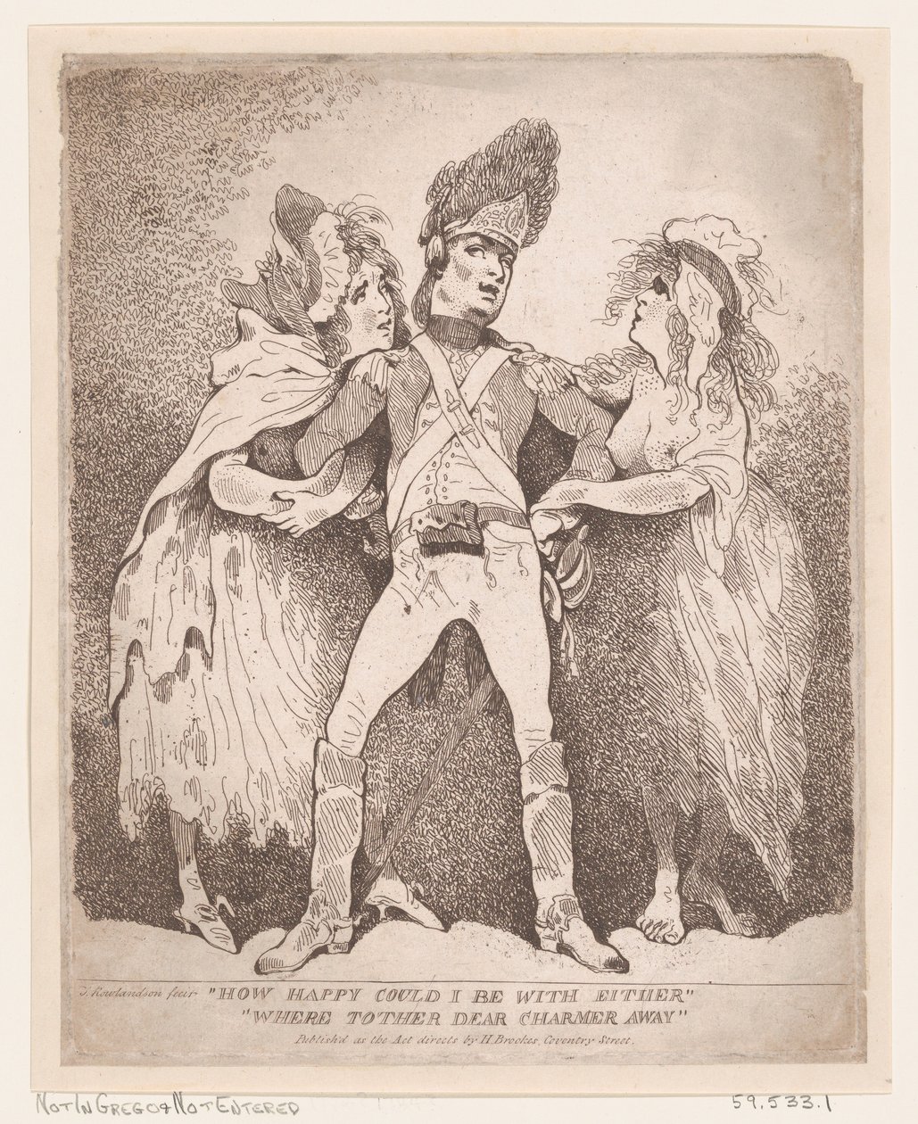 親愛なるチャーマー・アウェイ、[1784]、[1784]。 作： トーマス・ローランドソン