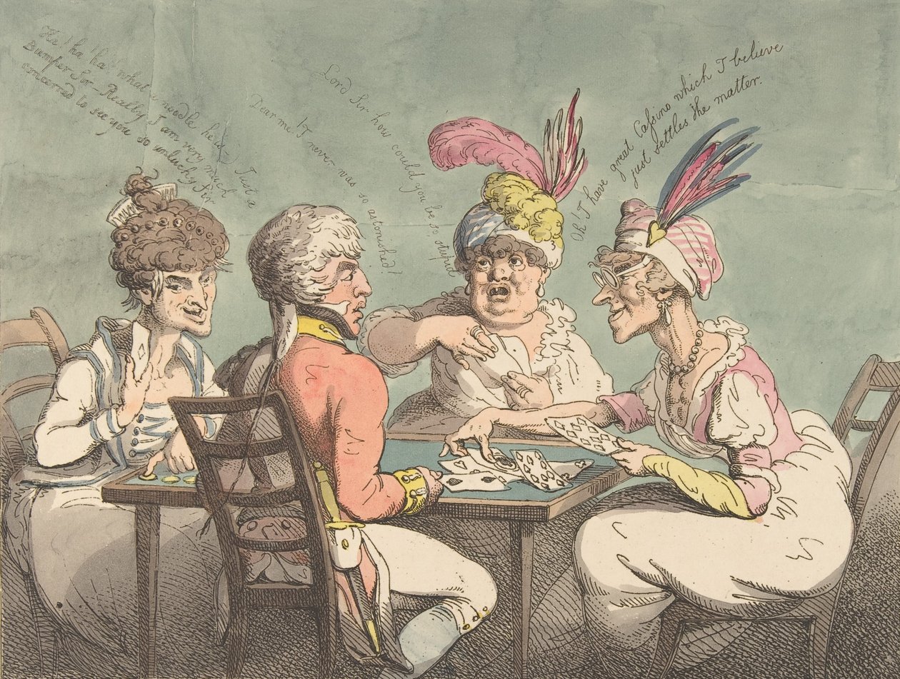 ガチョウを摘む方法、1802 年 6 月 10 日、1802 年 6 月 10 日。 作： トーマス・ローランドソン