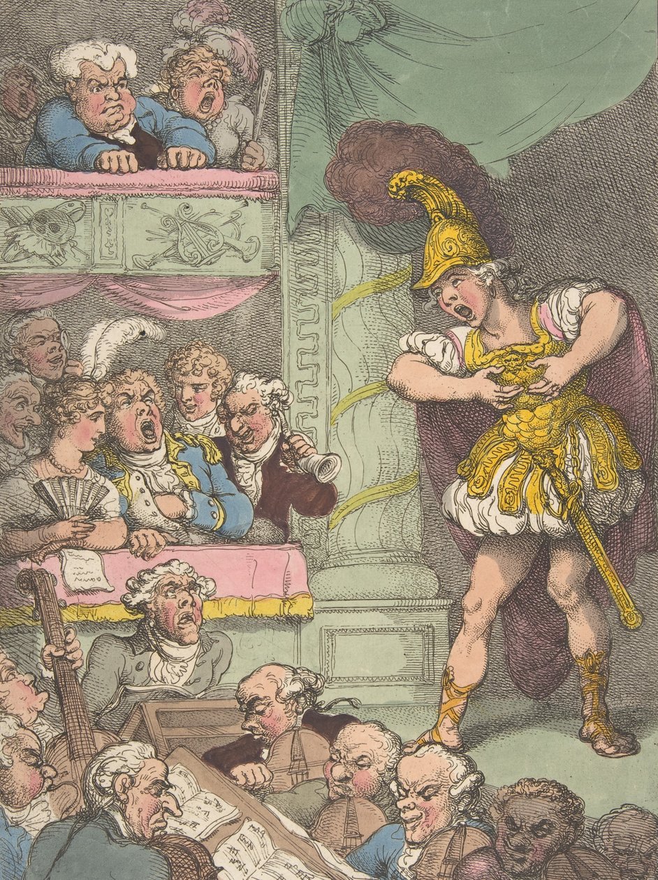 John Bull at the Italian Opera, October 2, 1811. 作： トーマス・ローランドソン