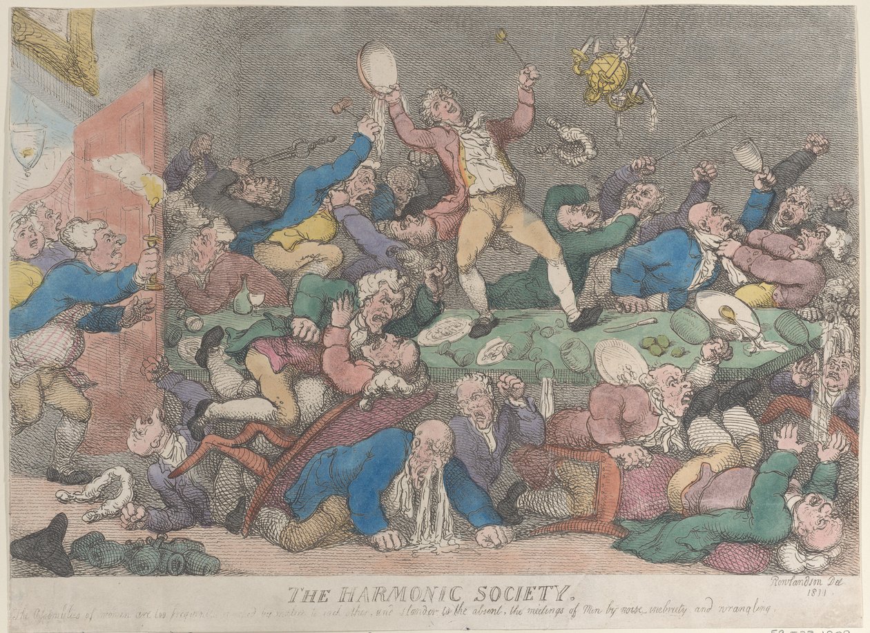 The Harmonic Society、[1810]、1811 年に再発行、[1810]、1811 年に再発行。 作： トーマス・ローランドソン