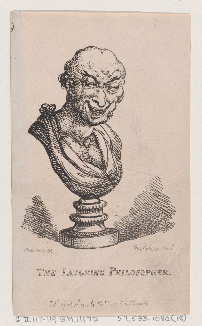 笑う哲学者, 1808., 1808. 作： トーマス・ローランドソン