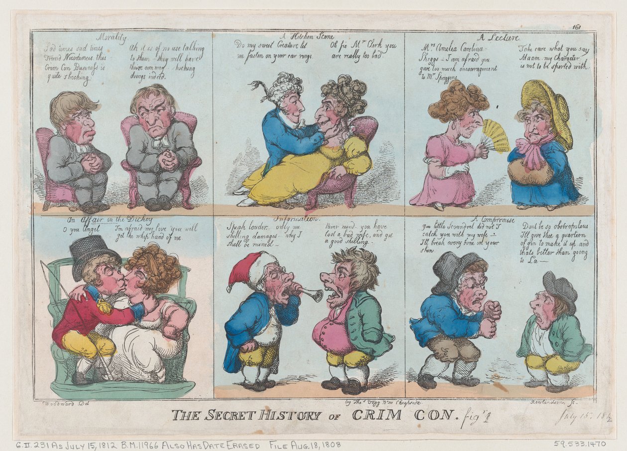 クリムコンの秘密の歴史、図 1、1808 年 8 月 18 日、1808 年 8 月 18 日。 作： トーマス・ローランドソン