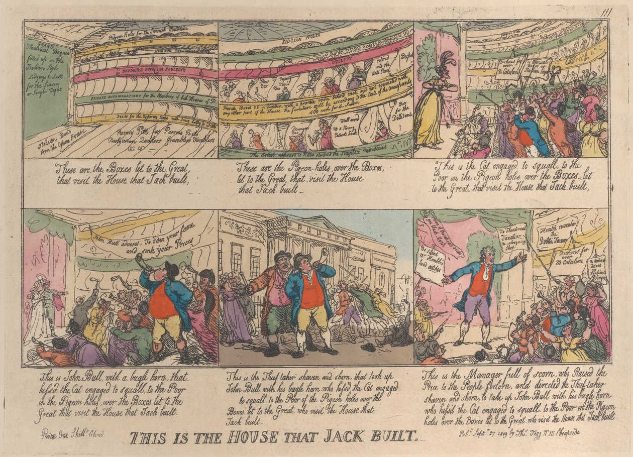 これはジャックが 1809 年 9 月 27 日に建てた家です。, September 27, 1809. 作： トーマス・ローランドソン