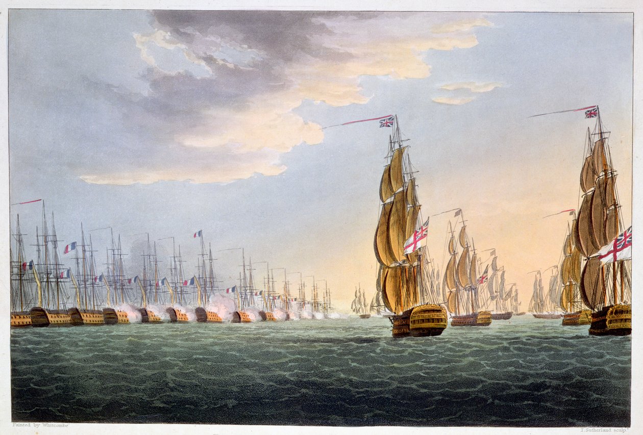 ナイルの戦い、1798 年 8 月 1 日 1816 年 作： トーマス・サザーランド