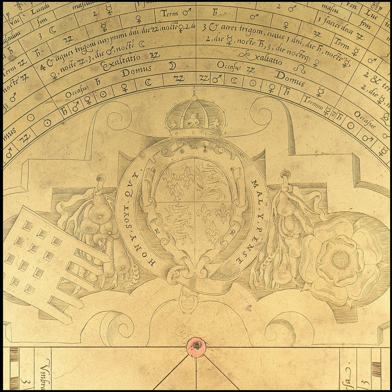 アストロラーベ：裏面詳細 1552年頃（ブロンズ） 作： トーマスとサットン・ヘンリー (c.1624 65) 双子座