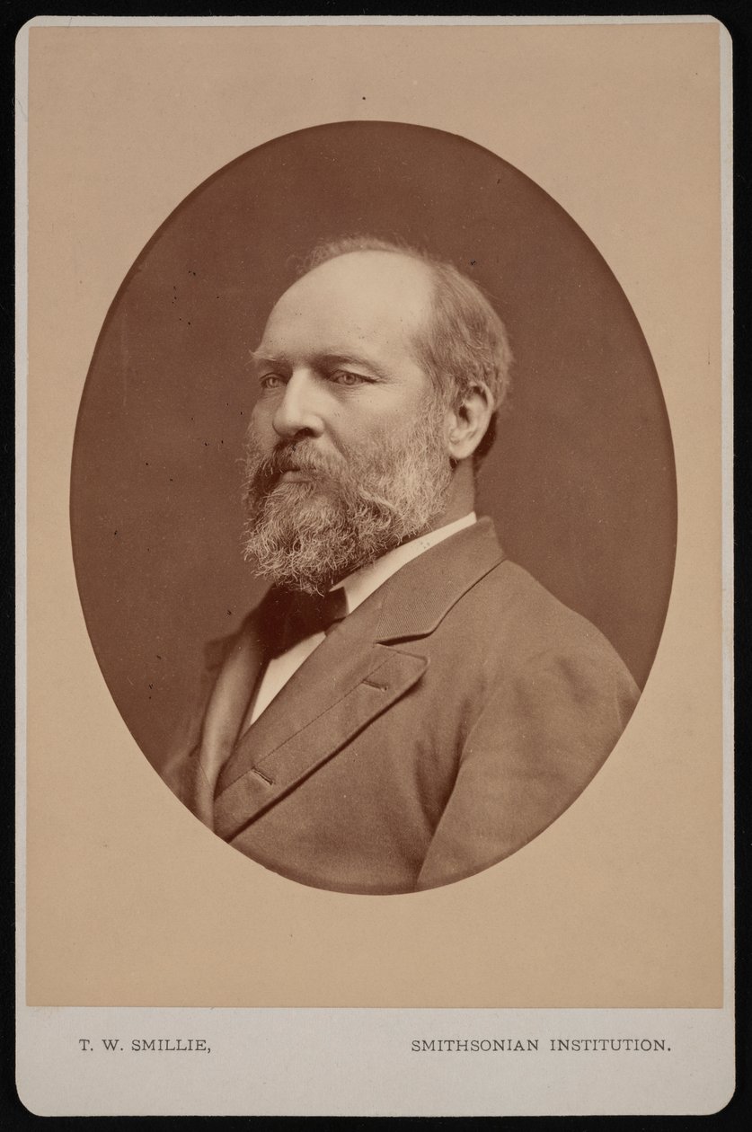 ジェームズ・エイブラム・ガーフィールドの肖像 1831-1881年 1880年6月 作： トーマス・ウィリアム・スマイリー