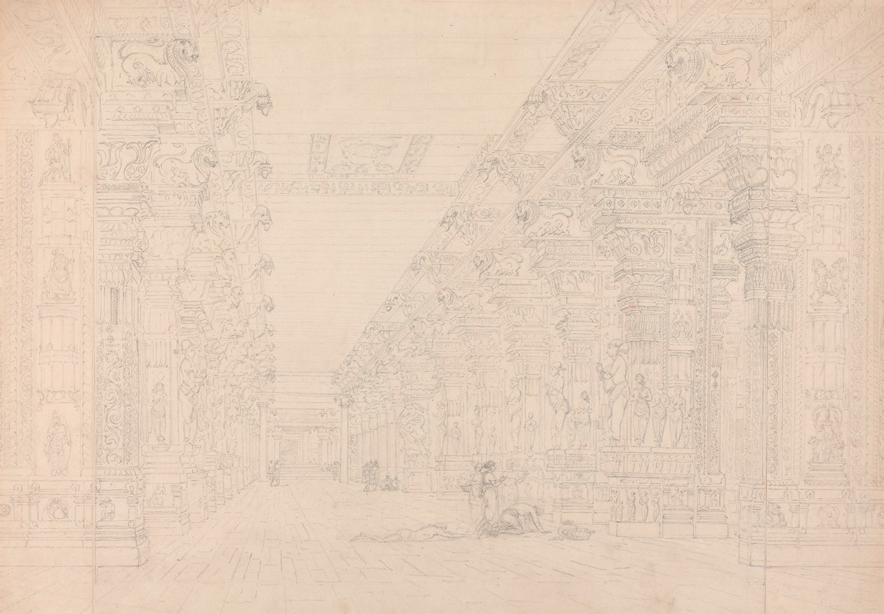 Tremal Naigs Choultry、マドゥラ、1792年7月（195090も参照） 作： トーマスとウィリアム・ダニエル