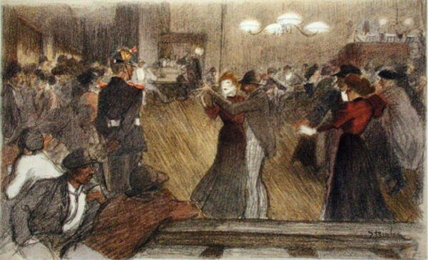 LEstampe ModerneのLocal Danceは、パリ1897年から99年に発行されました（184153も参照） 作： テオフィルアレクサンドル・スタインレン