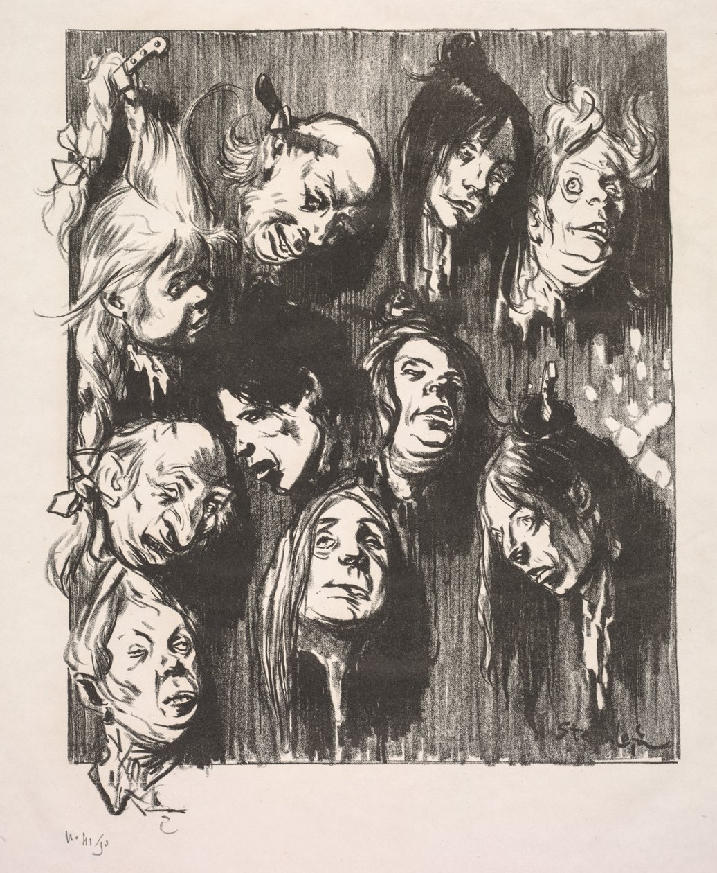 ペニーのための10の暗殺、1897。 作： テオフィルアレクサンドル・スタインレン