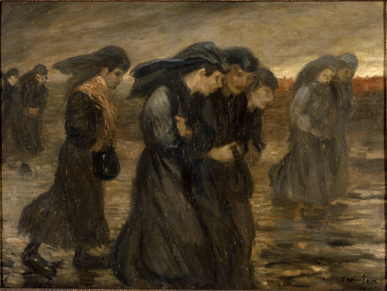 労働者の帰還 労働者の帰還、1903 年。 作： テオフィルアレクサンドル・スタインレン