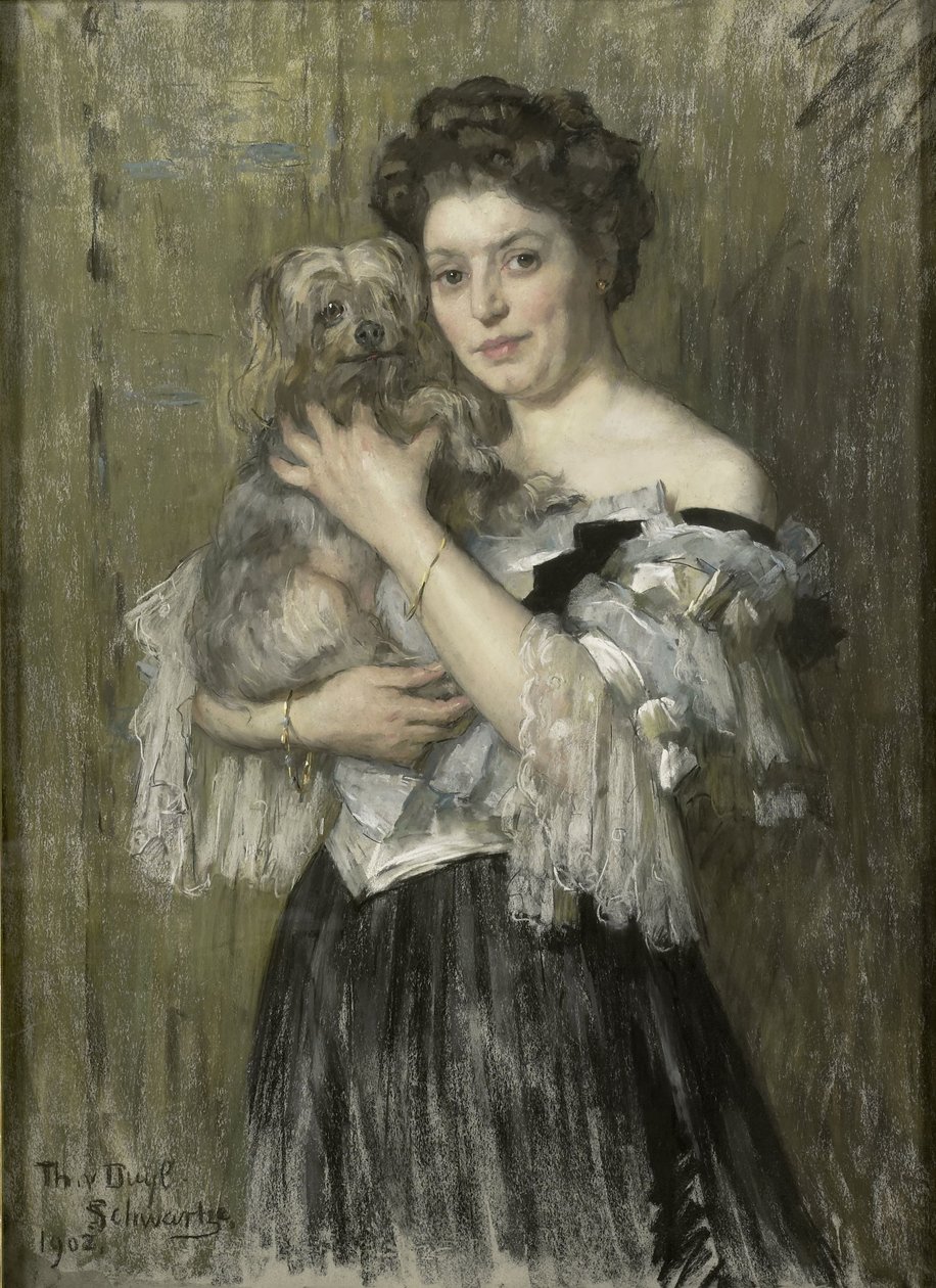 メアリー・キャサリン・ジョセフィン・ジョーダン (1866-1948)。 画家ジョージ・ヘンドリック・ブライトナーの妻 作： テレーズ・シュワルツェ