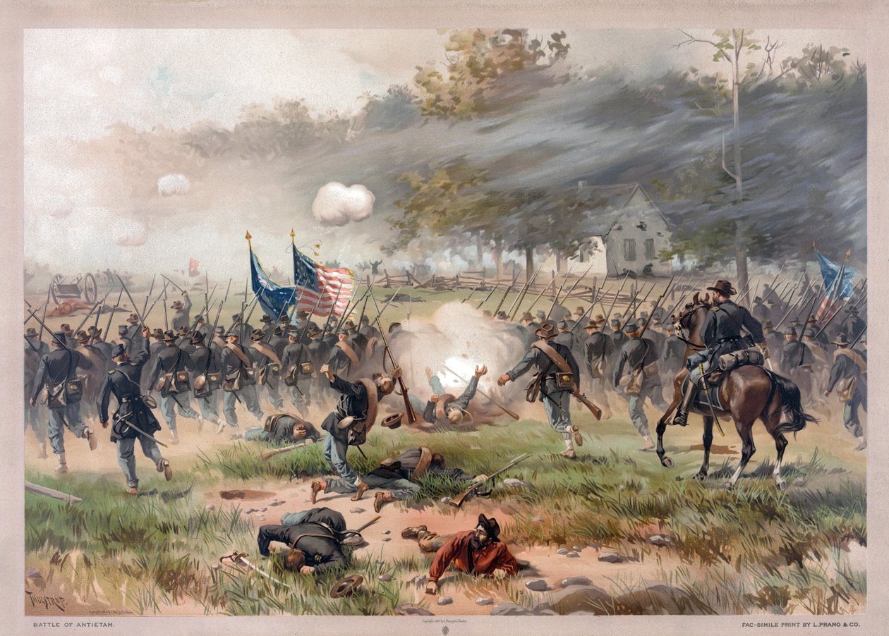 アンティータムの戦い、パブ。 1887 作： テュルドトゥルストラップ