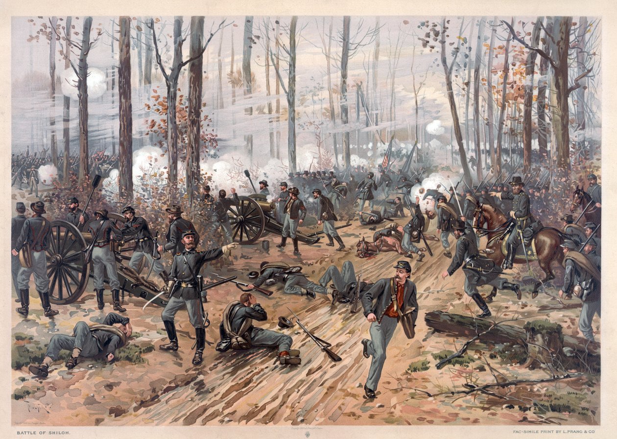 シロの戦い、パブ。 Lプラン＆Co.、1886 作： テュルドトゥルストラップ