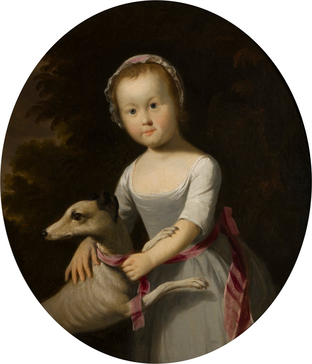 子供の頃のミス・シャーロット・ブリッジマンの肖像（1800-1877）、1805-15年頃（キャンバスに油彩） 作： ティリーケトル